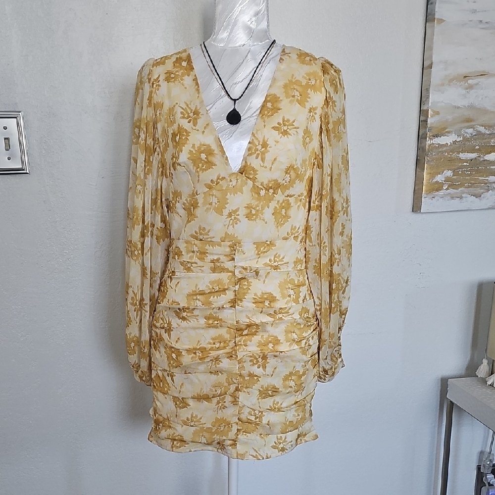 Floral Yellow Dress